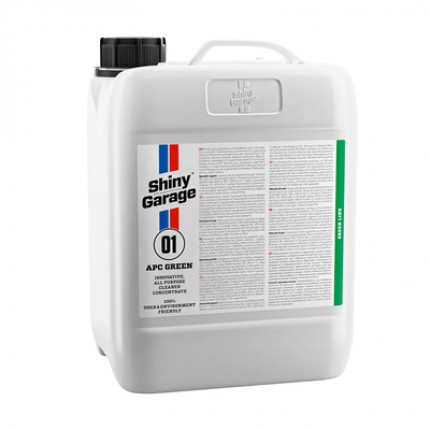 Биоразлагаемый концентрированный универсальный очиститель Shiny Garage APC Green 5л